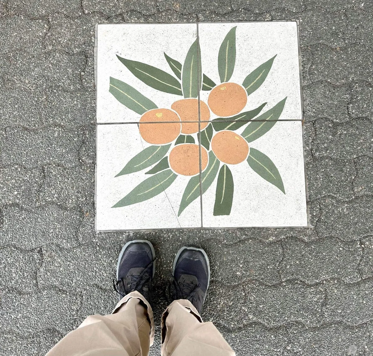 みかんのタイル