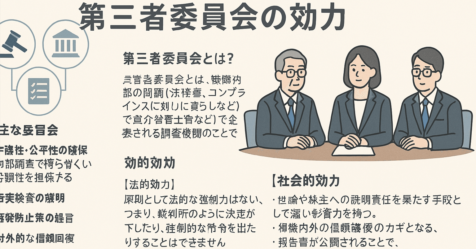 第三者委員会の効力｜10works