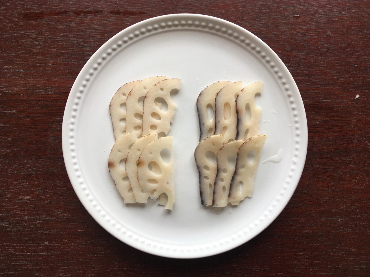 Study7 レンコンを水や酢水にさらす意味 野菜labo 田野実 温代 Note Study7 レンコンを水や酢水にさらす意味 野菜labo 田野実 温代 Note