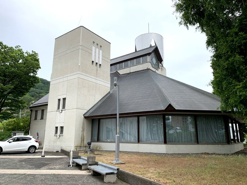 福島市古関裕而記念館。