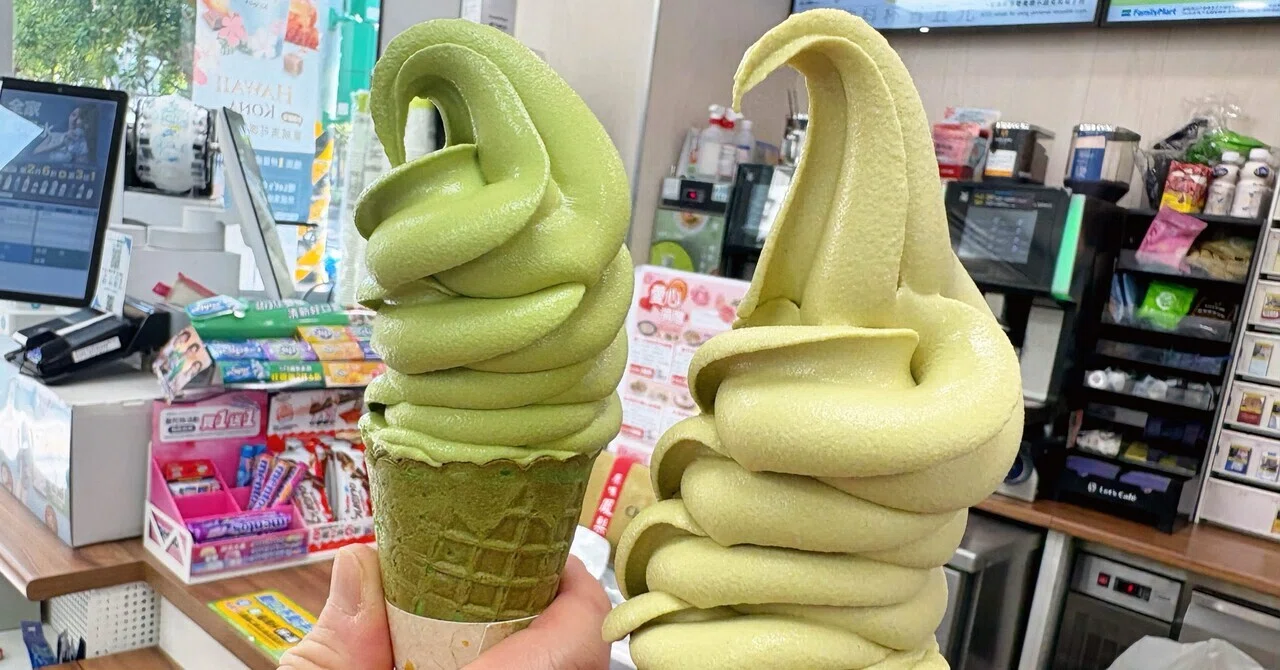 台湾旅行記【ファミリーマート】中山区 月替わりソフトクリーム 伊藤園