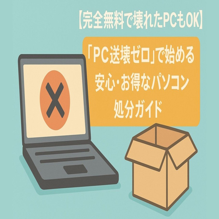完全無料で壊れたPCもOK】「PC送壊ゼロ」で始める安心・お得なパソコン