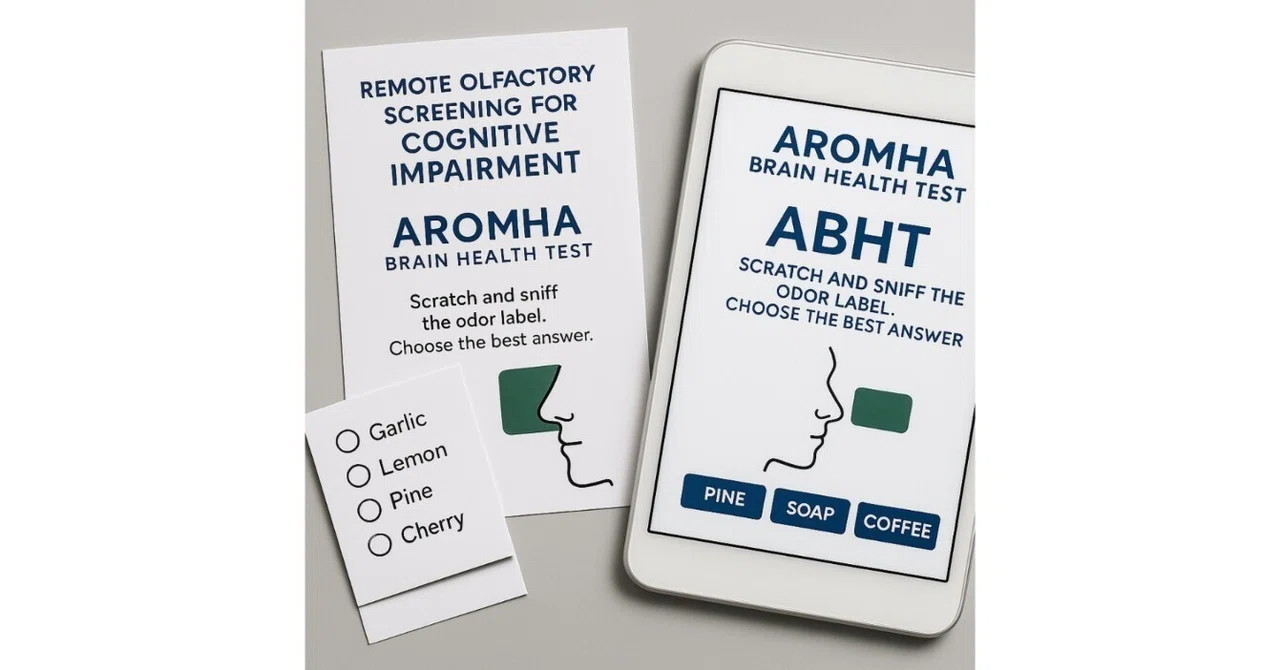 在宅遠隔認知機能低下スクリーニング：遠隔嗅覚検査であるAROMHA脳健康テスト（ABHT）｜Makisey