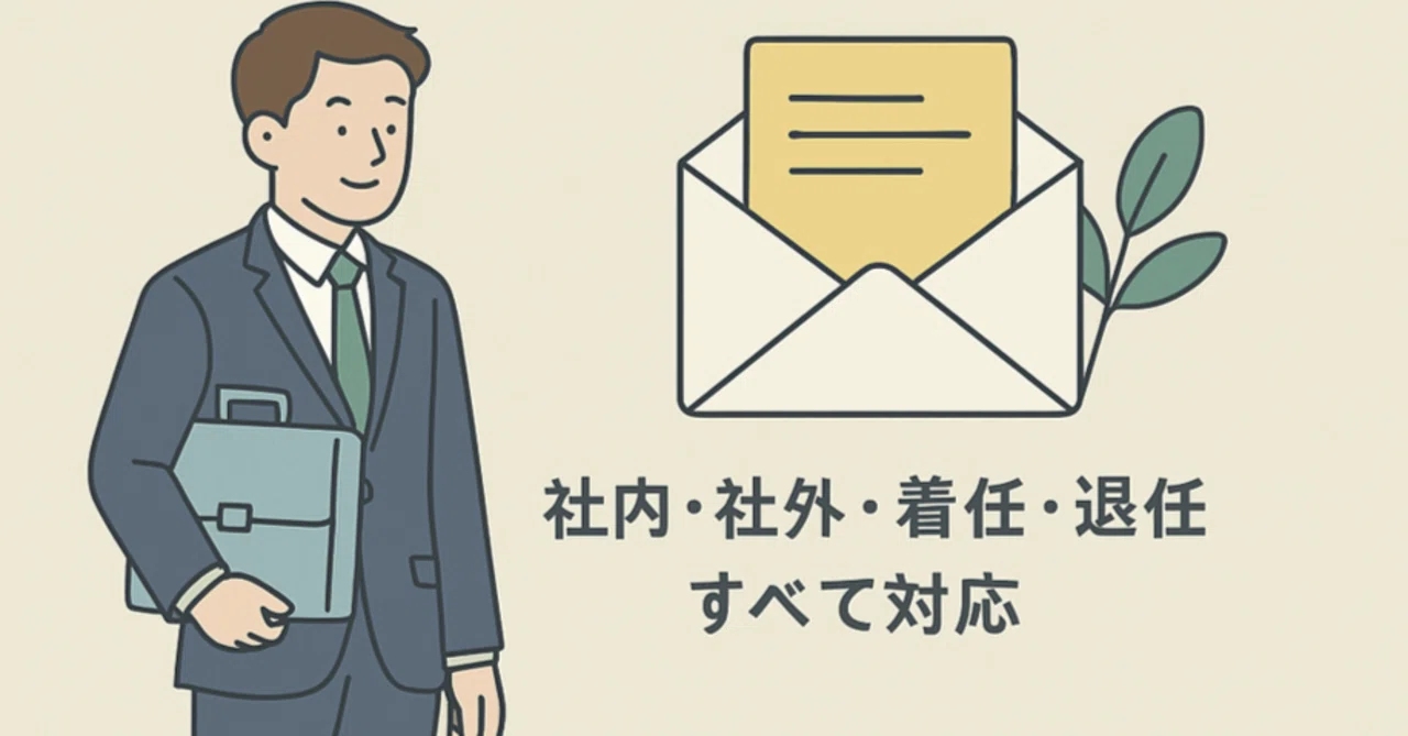 人事異動の挨拶メール25選|社内・社外・着任・退任すべて対応|ゆるっと文例屋