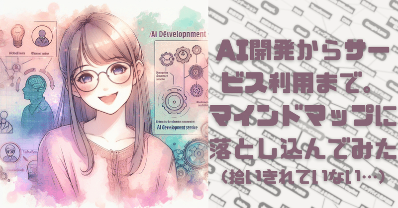 AIの開発からサービス展開まで、マインドマップにまとめてみた eyecatch