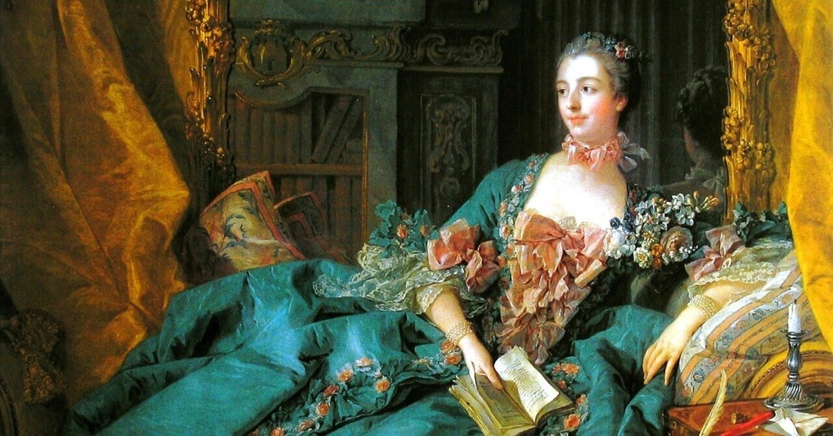 ポンパドゥール侯爵夫人の肖像 Portrait of Madame de Pompadour