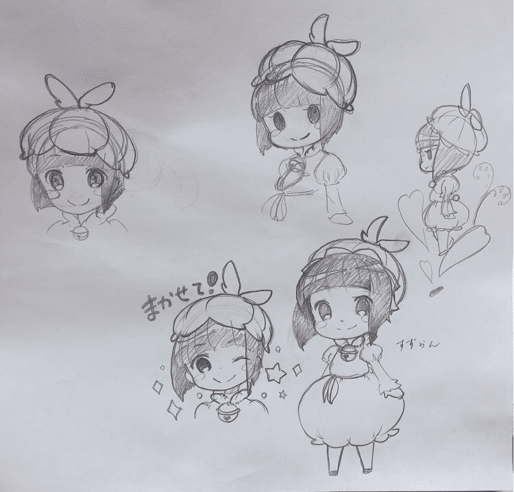 スズランの擬人化にはまるうさ うさ イラストレーター Note