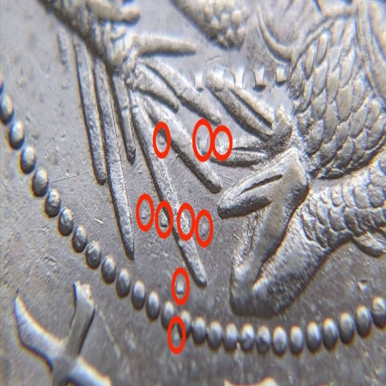 密葉脈・連点アリ 連点ストーリー考 (M3旭日竜50銭銀貨)｜オーライズド