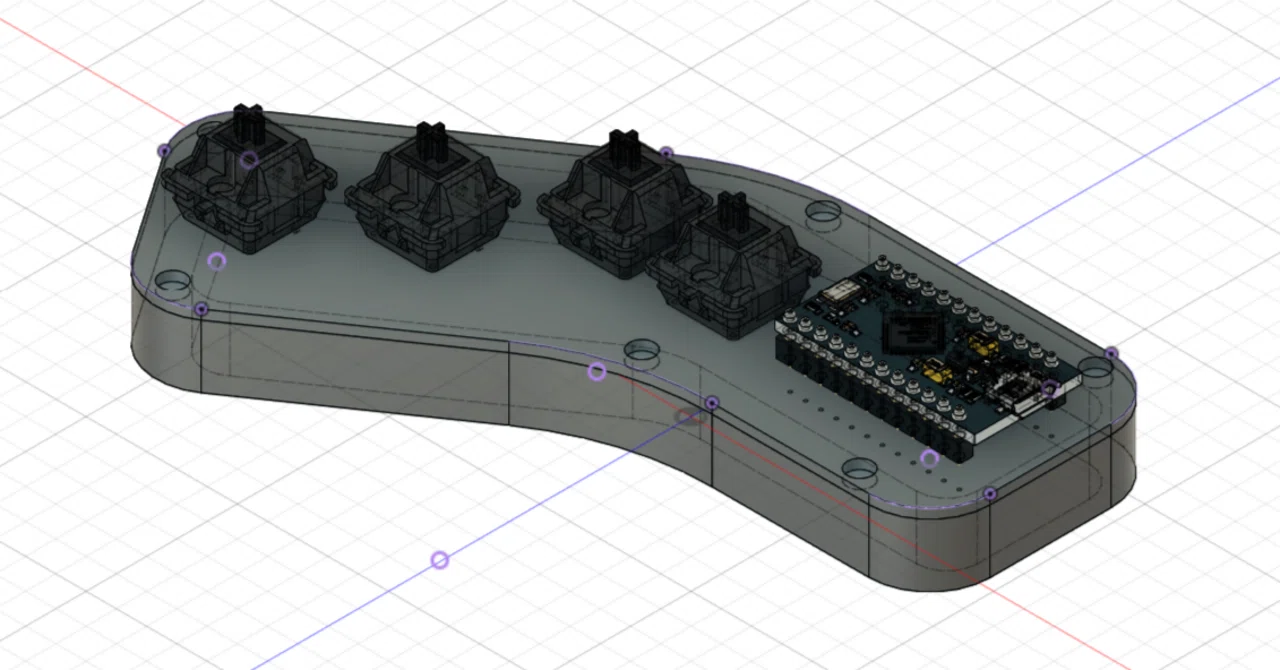 Arduino Pro Microで作る4キーマクロパッド：QMKファームウェア開発の