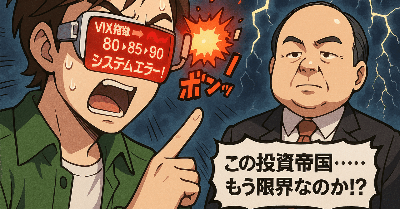VIX指数から考察するSBGの地獄絵図｜武智倫太郎