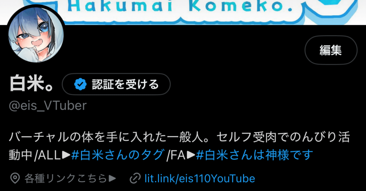 個人VTuberがフォロー整理をした話。｜白米。