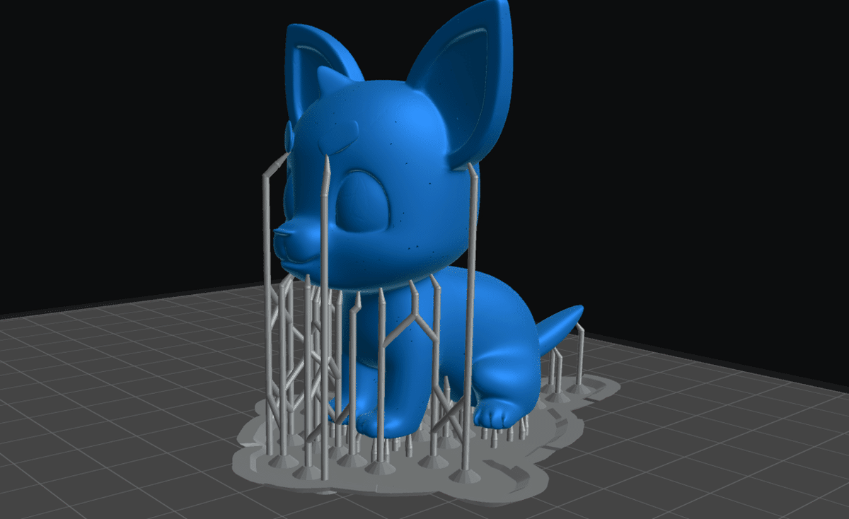 光造形3DプリンターとAIサービスを使い可愛い犬を印刷｜レント 3D