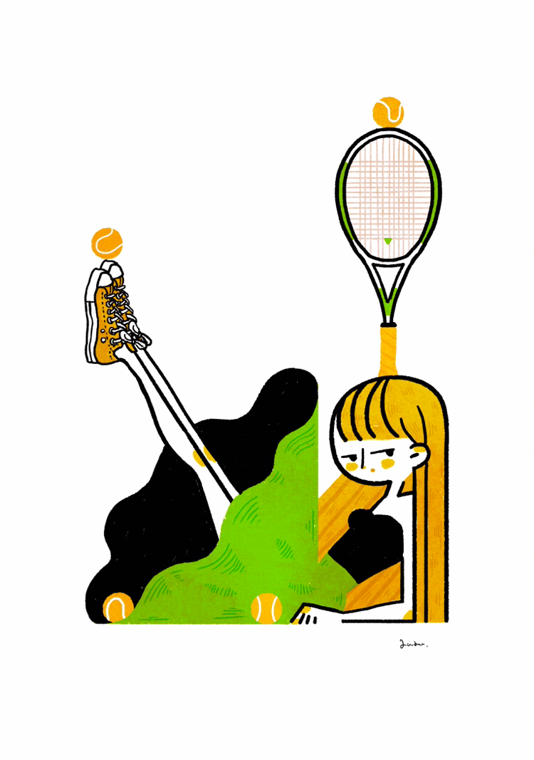 テニス部 あなんよーこ イラストレーター Note