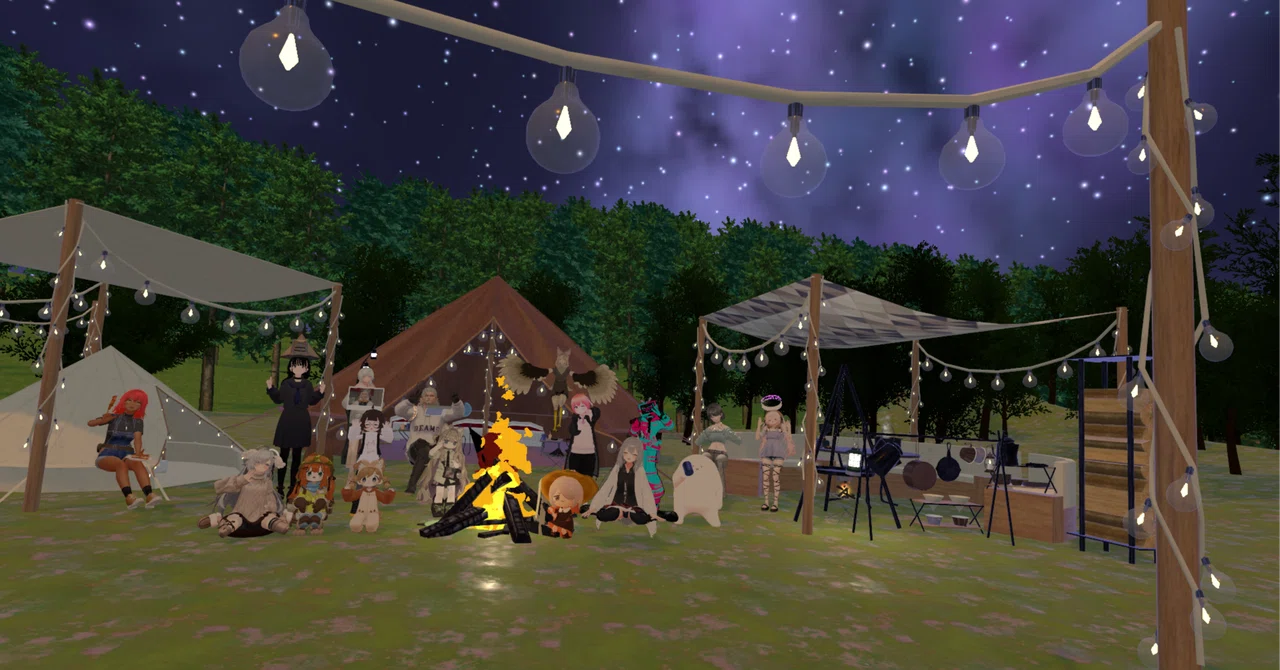 Camp Vrchat 4月の『Virtual Camp Night』@VRChat|ミィたん