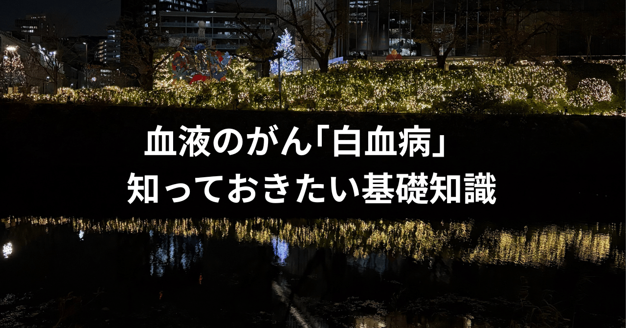 白血病について解説しました