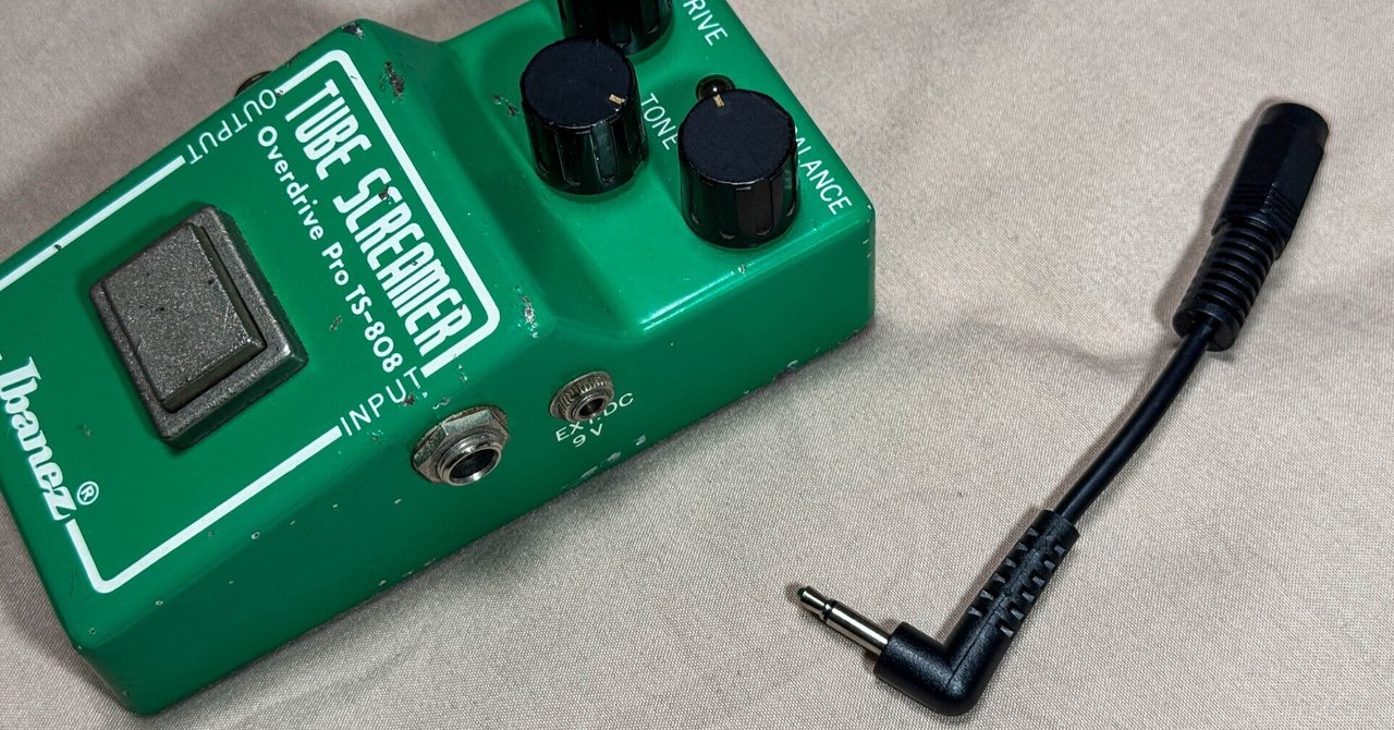 レビュー】TS808の変換コネクターはこれだ！VISUAL SOUND TRUETONE