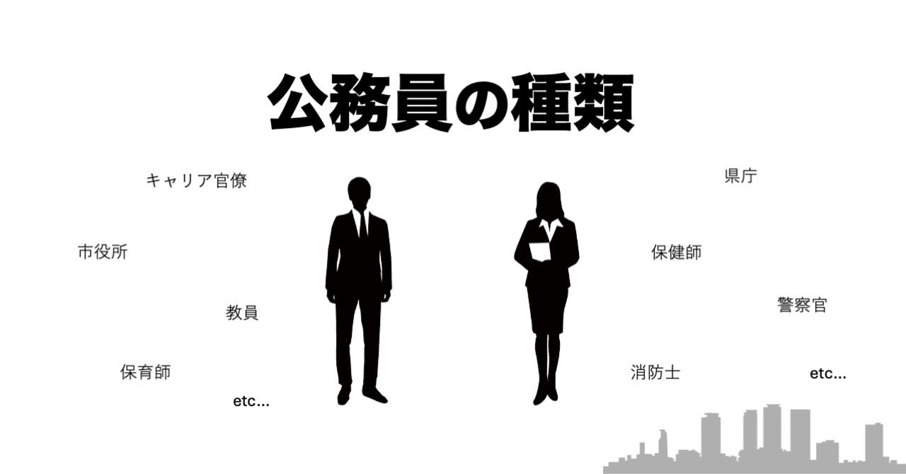 公務員試験の種類｜国家公務員と地方公務員｜ほりぃ ｜ 現役地方