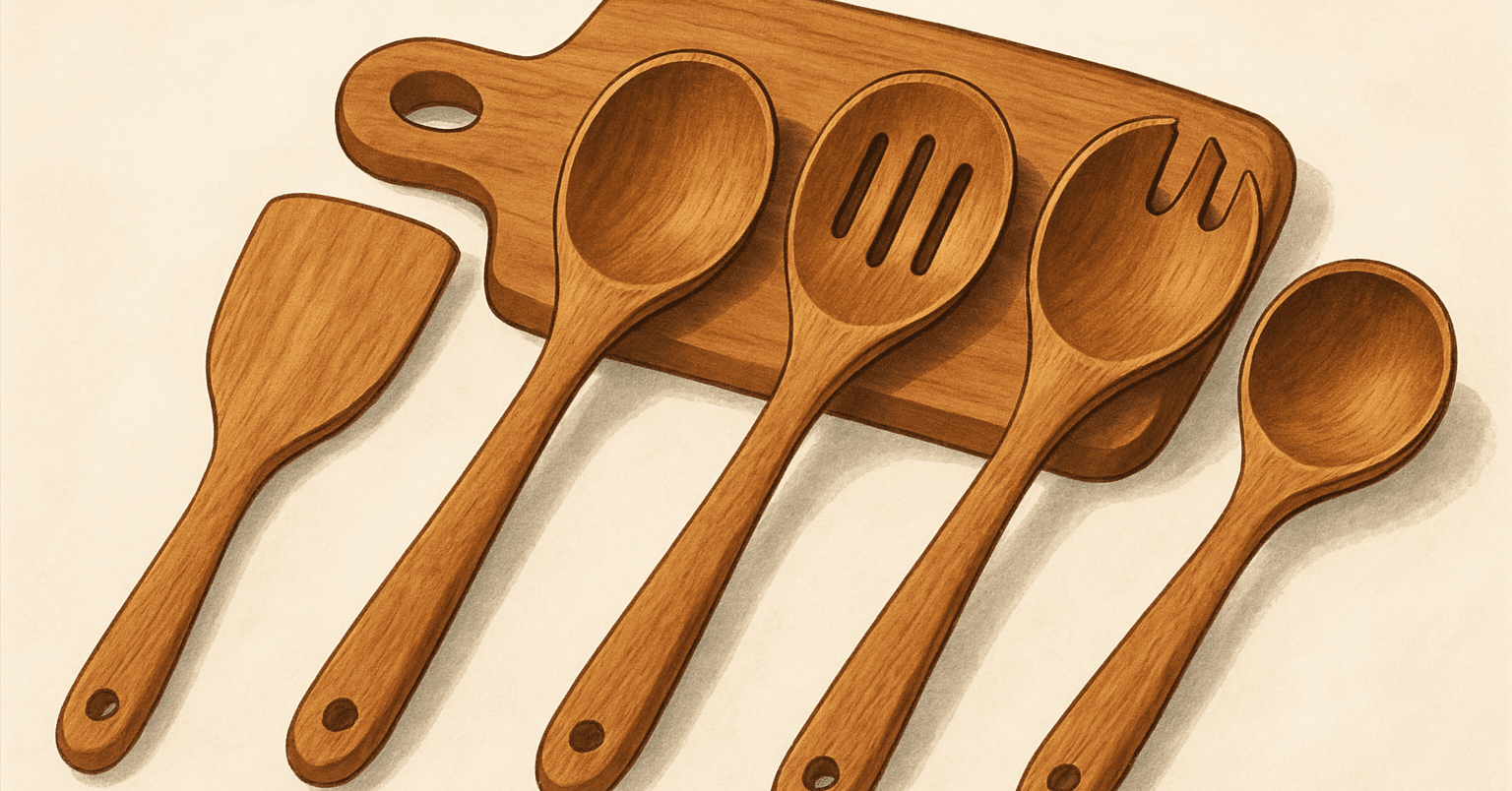 天然アカシア木製キッチンツール5点セット しゃもじ フライ返し ターナー Desirable キッチンツール5点セット 天然アカシア木製 塊木から掘り出した接着剤なし しゃもじ フライ返し ターナー スキンマー おたま  スープスプーン しゃくし さじ 調理器具 箱付き (ツール5点セット＋ツールスタンド)