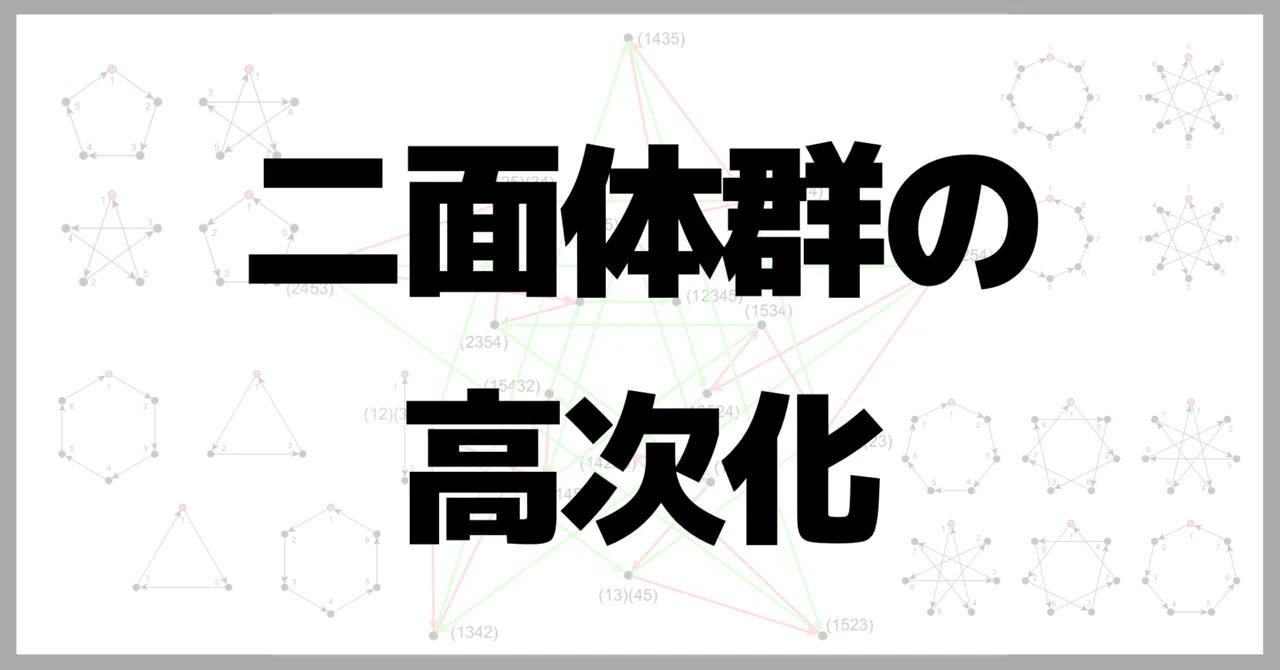 Holomorph Holomorphで二面体群を一般化する|ctenidium28