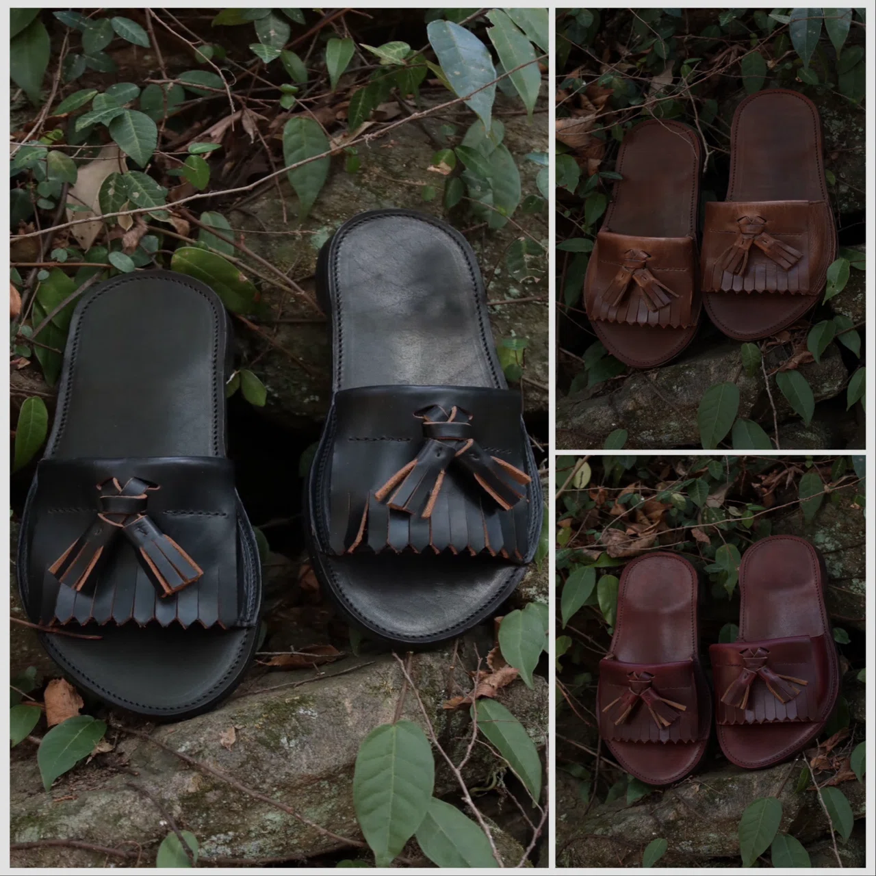 nishimaki タッセル　レザーサンダル Nishimaki -Leather Sandals- | [EXCLUSIVE] _10(BLACK) / 10周年別注