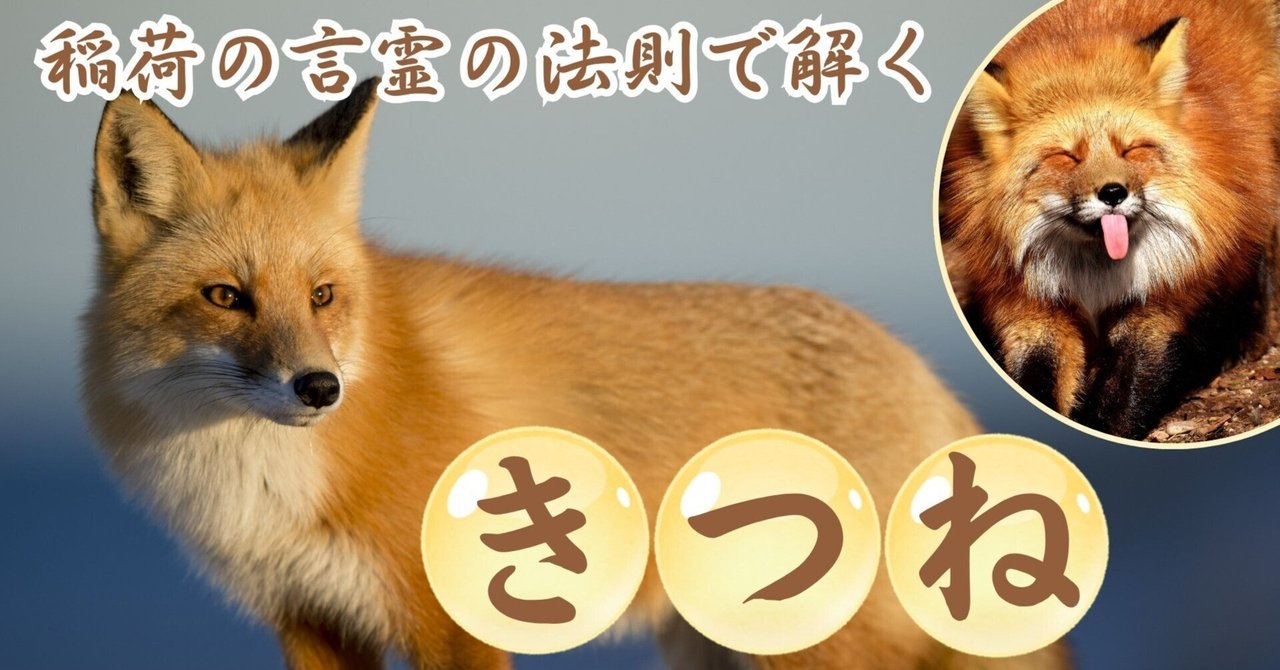 お稲荷さんの「狐(きつね)」の正体🦊|日本ことたまジャーナル お稲荷さんの「狐(きつね)」の正体🦊|日本ことたまジャーナル