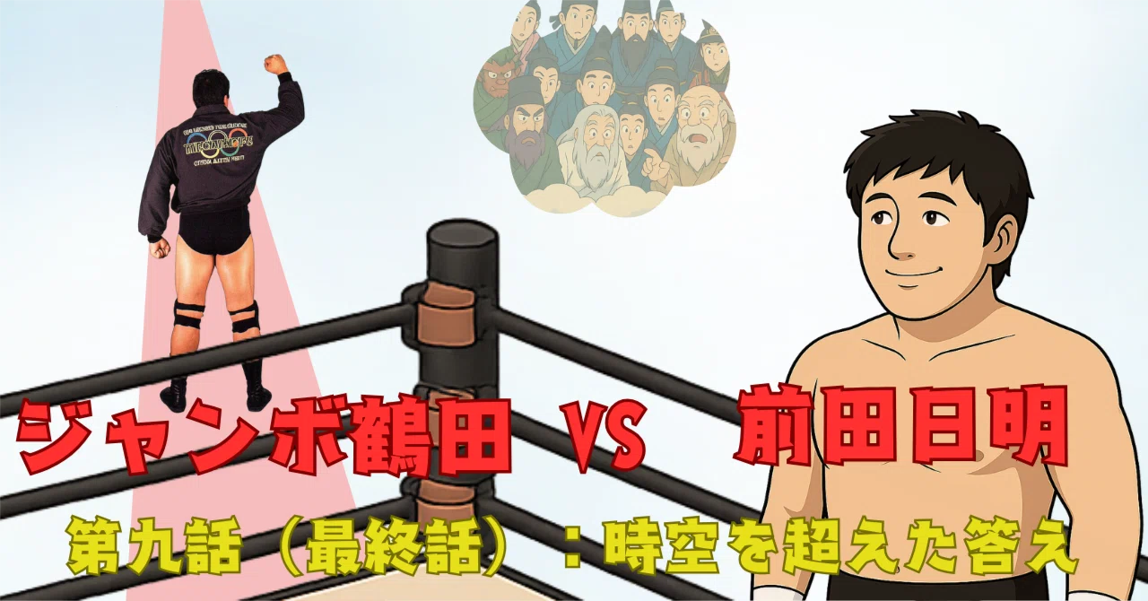 【日本人最強レスラー】ジャンボ鶴田、前田日明フィギュアセット 空想小説】どちらが強い!? 幻の試合実現！：ジャンボ鶴田VS前田日明 第