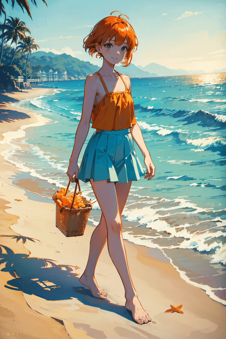 SeaArtのテスト その135｜桔梗の花🇯🇵 도라지🇰🇷