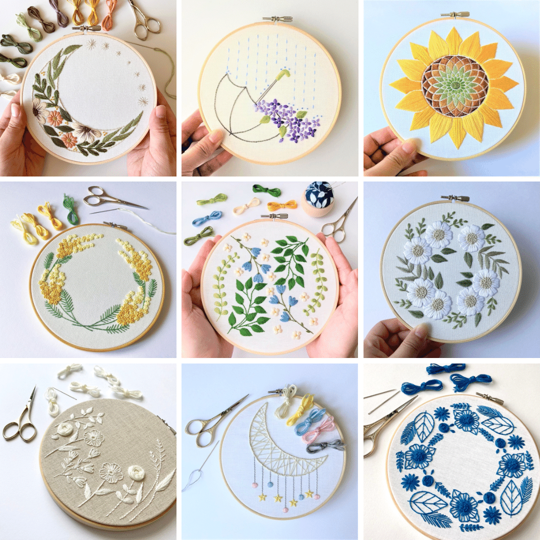刺繍キット再販の準備をしています。｜はなこまち/刺繍作家