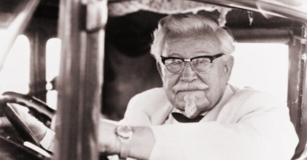 ケンタッキー・フライド・チキンの創業者カーネル・サンダースに学ぶ