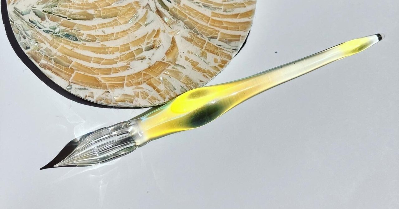 北一ヴェネチア美術館 ガラスペンセット ブルーブラック インク