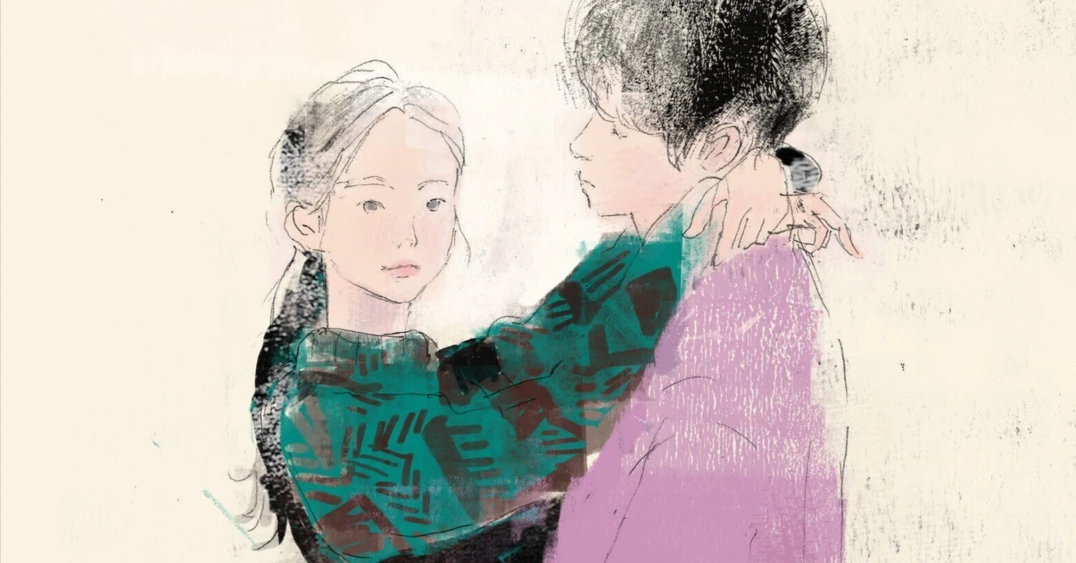 チェウシクとキムダミ（雑誌見てらくがき）｜金子幸代 Kaneko yukiyo