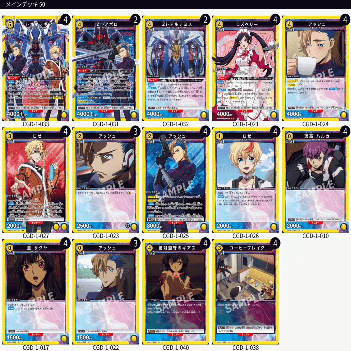 黄コードギアス奪還のロゼ〜777流〜｜さわ