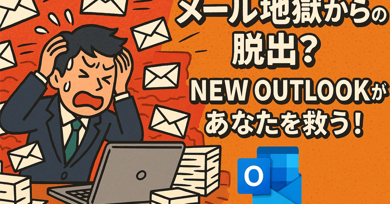 Escaping Email Hell? The New Outlook Will Save You!｜テッちん