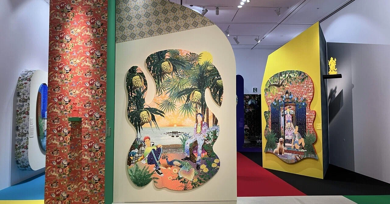 カラフルでニュートラルな絵画。麻布台ヒルズ ギャラリー 松山智一展