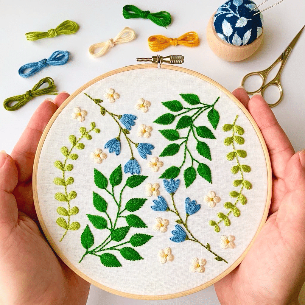 初夏の刺繍図案セット｜3点まとめてちょっとお得｜はなこまち/刺繍作家