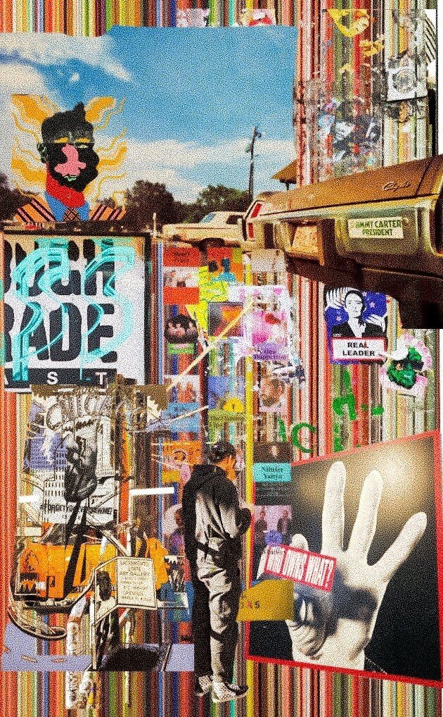 コラージュ作品｜abstract pop
