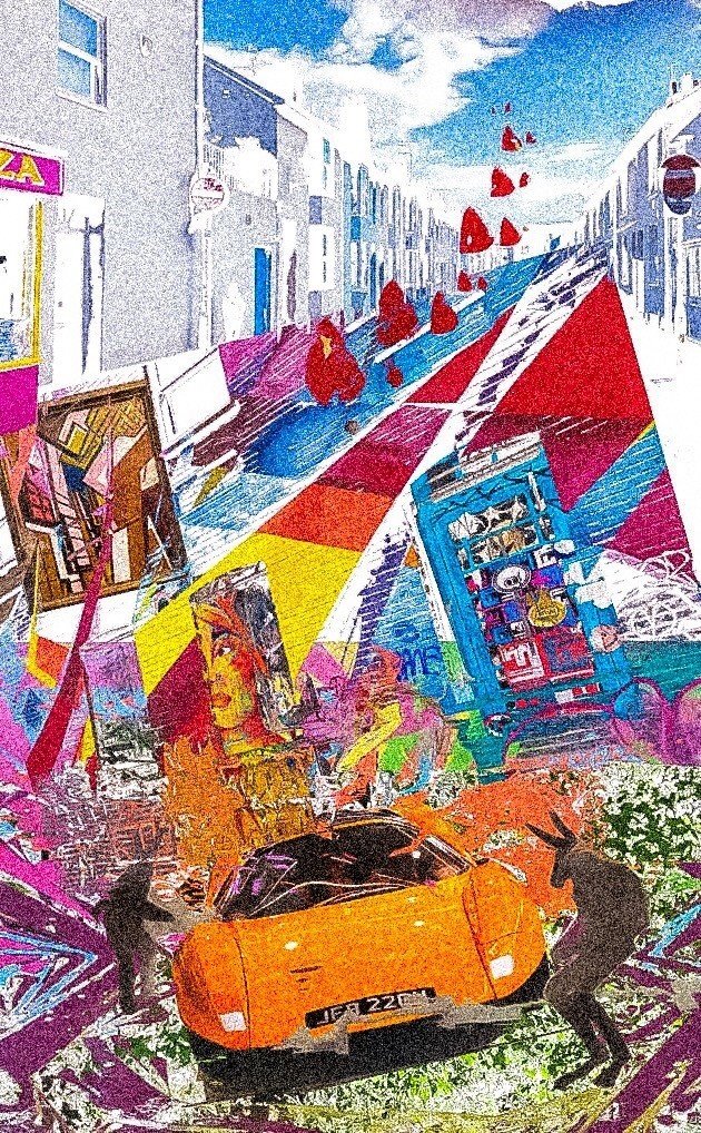 コラージュ作品｜abstract pop