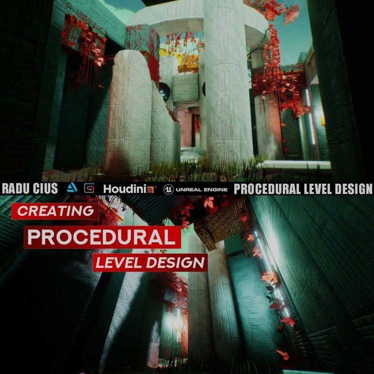 In this tutorial you will learn procedural level generation with powerful procedural tools in Houdini for Unreal Engine 4. 