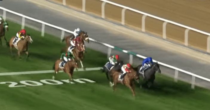 ダノンデサイル　24年　ダービー　現地的中単勝馬券　ドバイシーマC制覇 ドバイシーマC】ダノンデサイルが日本ダービー馬の力を見せて豪快に