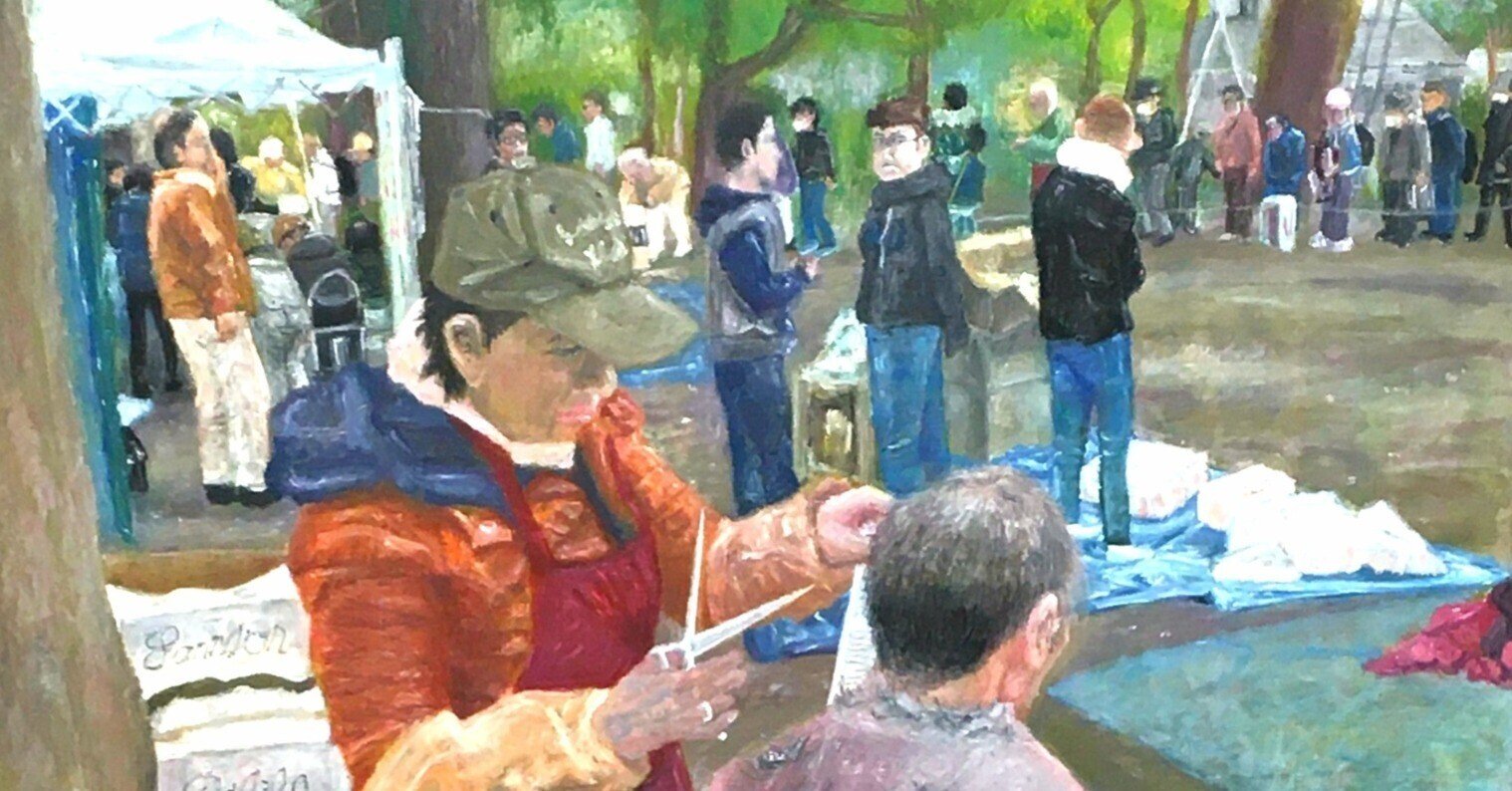 ニケリオン】震災後13枚目の絵画 (F100号)を描いた時の感想 ニケリオン】震災後13枚目の絵画 (F100号)を描いた時の感想