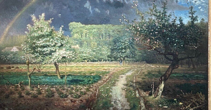 子供のためのオルセー美術館(188)嵐のあとに/ミレー・虹を描くとき