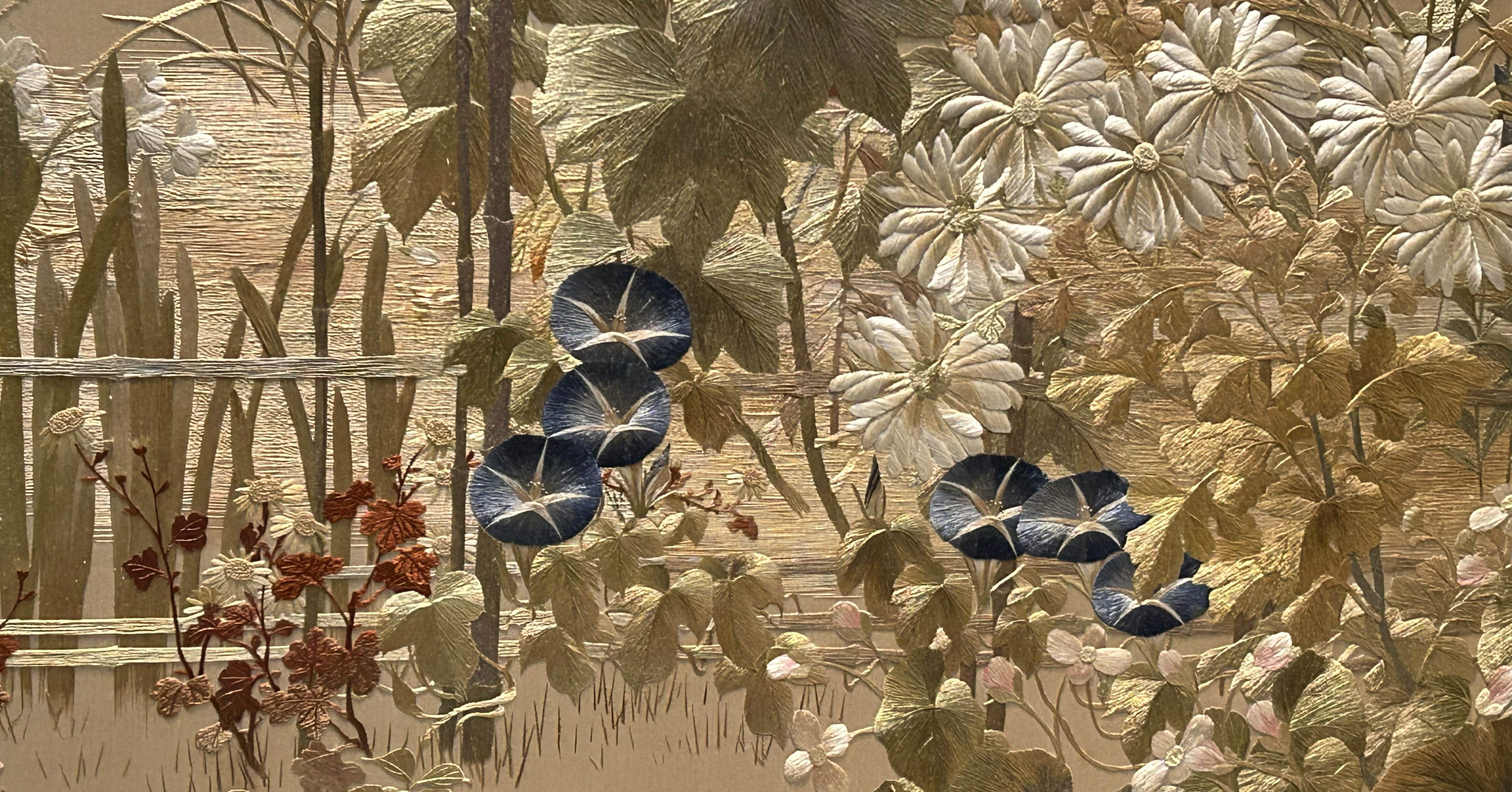 素晴らしい刺繍に感動✨百花ひらくー花々をめぐる美ー【後期】｜Snow