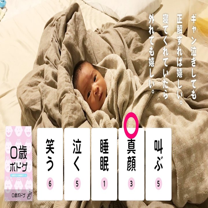 赤ちゃんがいないと遊べないゲーム ０歳ボドゲ 佐藤ねじ ブルーパドル Note