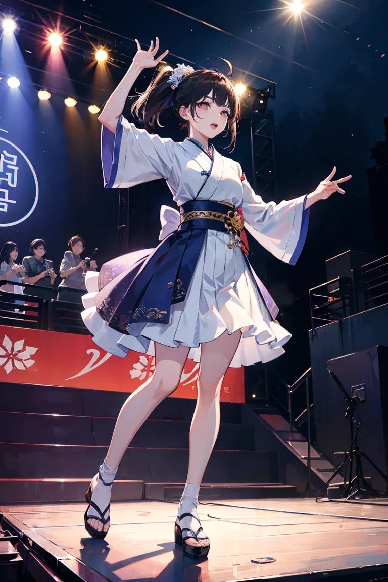 SeaArtのテスト その141｜桔梗の花🇯🇵 도라지🇰🇷