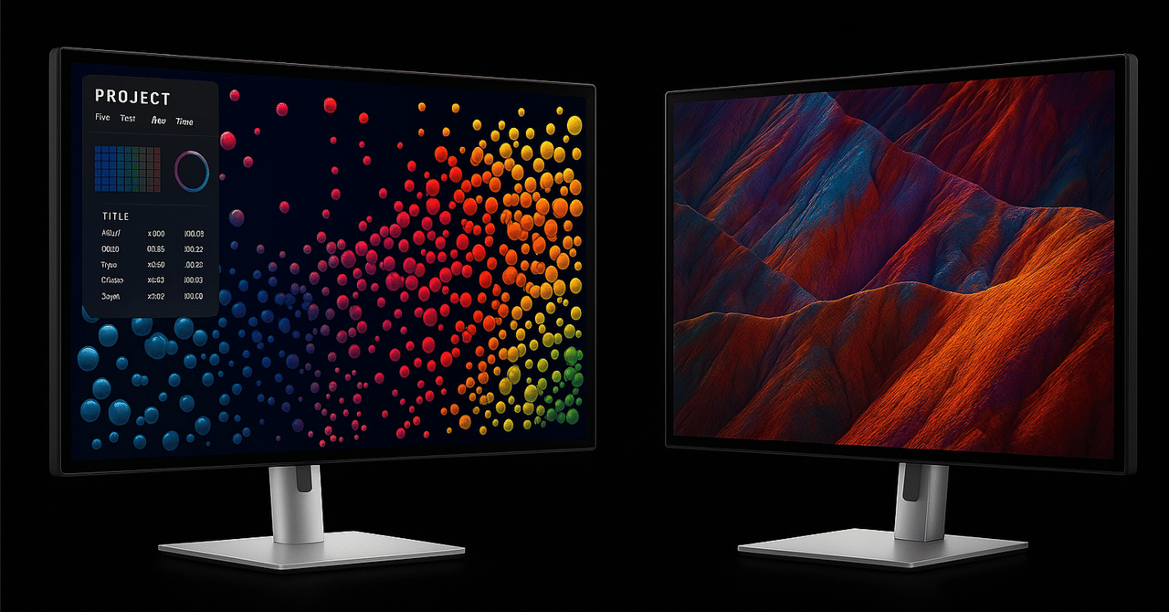 5K x 2Kモニターで広がる作業領域の話 | Dell U4025QW vs U3223QE｜ゆめ