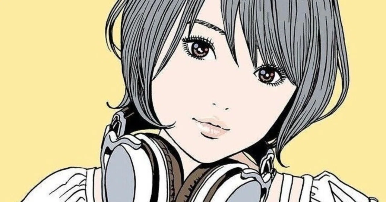 生きるコツ4月12日「江口寿史先生が描くヘッドフォンの女の子と