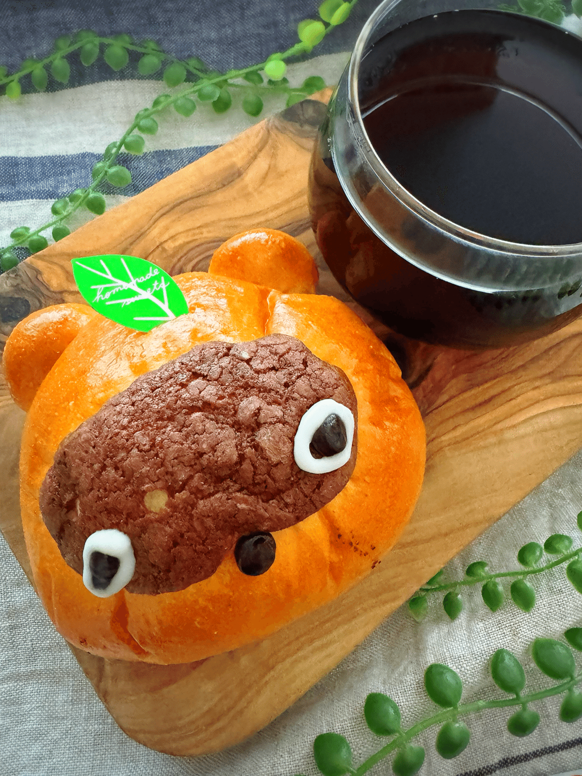 ピーターパンで娘が買ってきてくれたかわいい『とよすけパン』。とよ