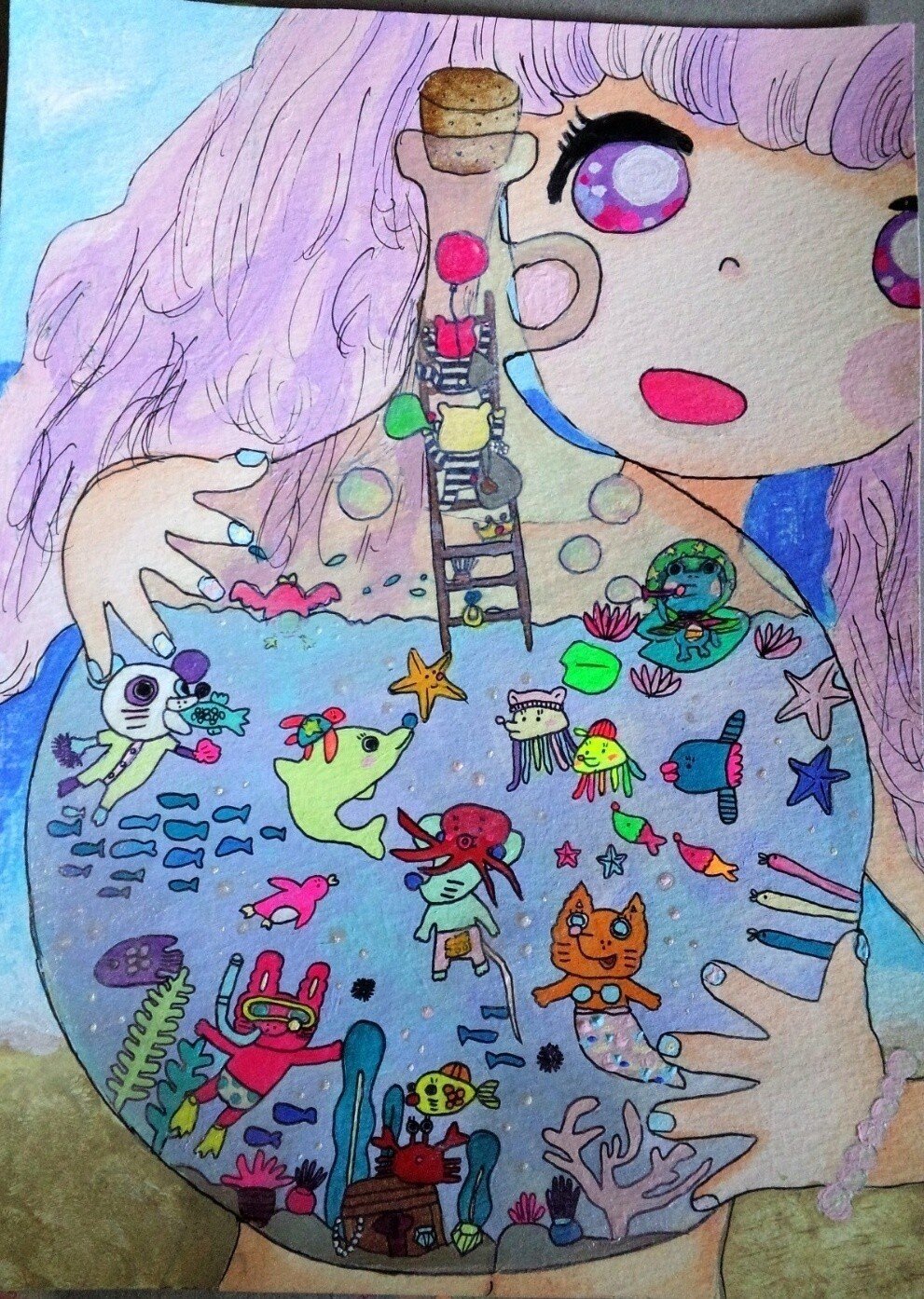 海の七不思議 たけうち ほなみ イラスト 雑貨 Note 海の七不思議 たけうち ほなみ イラスト 雑貨 Note