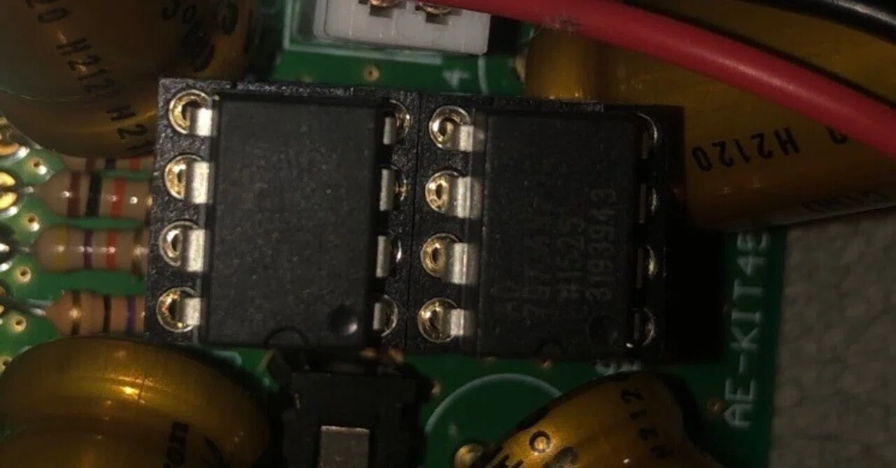 ヘッドホンアンプのオペアンプ交換、ad797で聴いてみました