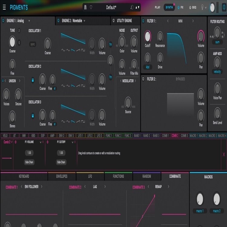 WS音源探訪] Pigments 6 設定メモ-01｜Windsynth workbook
